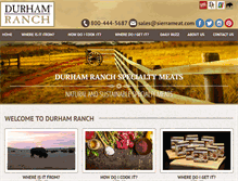 Tablet Screenshot of durhamranch.com